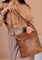 Сумка жіноча коричнева код 7-3003
