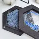 Свадебная коробочка для обручальных колец с мхом, именная подставка под кольца, деревянная шкатулка на свадьбу