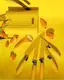 Набор ножей Edenberg EB-11025-Yellow 7 предметов желтый