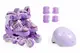 Комплект роликов с защитой SC-118 М Best Roller колеса PU светящиеся. Violet (размер 35-38) (186962)