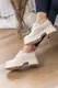 Броги женские Fashion Velvet 3262 41 размер 26 см Бежевый