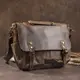 Солидный портфель на плечо Vintage 20119 Коричневый