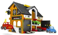 Домик "Play house", 3 машинки, подъемник, аксессуары, 34 наклейки. Multicolor (123625)