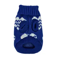 Светр для собак Taotaopets 357704 Сердечка Blue-White XS