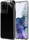 Силиконовый чехол для Samsung Galaxy S20 Ultra - Прозрачный (с заглушками)