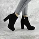 Ботильоны женские Fashion Remington 2381 39 размер 25 см Черный