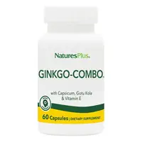 Натуральная добавка Natures Plus Ginkgo-Combo, 60 вегакапсул