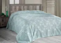 Простирадло махрове євро Arya Sitare AR-TR1003902-turquoise 200х220 см бірюзове