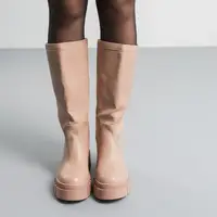 Чоботи жіночі Fashion Alvira 3799 37 розмір 24 см Бежевий