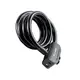 Замок велосипедный West Biking YP0705047 Black с ключом 1,2 m противоугонный велозамок