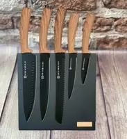 Набор кухонных ножей Edenberg EB-11007-Brown 6 предметов коричневый