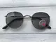 Подростковые очки polarized 3358-2 черные в серебристой оправе