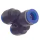 Соединение цанговое (Y-образное) Ø10×8мм SIGMA (7026551)