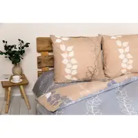 Постільна білизна євро ТЕП Soft dreams Grey Leaf 2-03859-25850 200х215 см