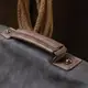 Мужская сумка из кожзама Vintage 20491 Серый