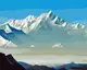 Картина по номерам KHO2866 Гора пяти сокровищ ©Николай Рерих 40*50см Идейка
