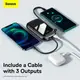 УМБ Baseus Qpow Pro Digital Display Fast Charge Power Bank (With Type-C Cable) 20000mAh |USB/Type-C/Lightning, 22.5W/5A, PD/QC| (PPQD060301)