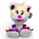 Мягкая игрушка "Коротышка кот", 14х20х24 (Фиолетовый)
