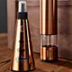 Электрический измельчитель для соли и перца Bergner Copper BG-48522-CP 5,2x22,3 см бронзовый