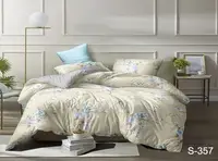 Комплект постельного белья с компаньоном S357 TAG satin (еmax)-357