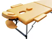 Массажный стол с регулировкой высоты ZENET ZET-1044 YELLOW размер M 185*70*61
