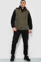 Жилет чоловічий з капюшоном, колір хакі, 240R2308