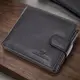 Интересный бумажник с блоком под документы из натуральной кожи ST Leather 22480 Черный