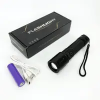 Ручной фонарик PLD-606 White Laser LED PM10-TG представлен с функцией зума, Power Bank, хороший фонарик