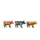 Набор коллекционных статуэток Cow Parade Art Pack tulips, 10 х 6 см
