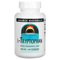 Аминокислота Source Naturals L-Tryptophan 500 mg, 60 капсул