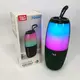 Портативная колонка TG644 5W с RGB подсветкой и ремешком Беспроводная колонка мощная Цвет: зеленый