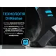 Носки водонепроницаемые Dexshell Running, p-p S, с голубыми полосами