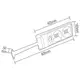 Светильник консольный с фотосенсором на солнечной панели LED 30W 6400K IP65 COMPACT-30