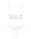 Heavenlly комплект открытый белый Obsessive (XL/XXL)