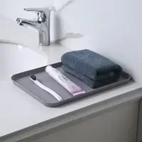 Поднос пластиковый 14416 24х34 см серый