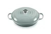 Каструля із кришкою Le Creuset Signature Cast Iron Oval Casserole 21178297174430 29 см 4.7 л морська сіль