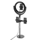 Держатель с кольцевым освещением HOCO Rouge desktop fill light live broadcast stand LV01