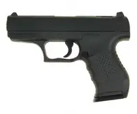 G19 Пістолет страйкбольный Galaxy Walther P99 метал чорний