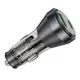 Адаптер автомобильный Hoco Unimpeded car charger with digital display NZ12B |1USB/1Type-C, PD/QC, 48W/3A|