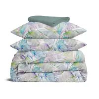 Двуспальная постель с простыней на резинке PASTEL PALMS CS2