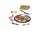 Игровая пицца GourMet, тарелка, столовые приборы. Multicolor (97738)