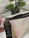 АКЦИЯ! Жемчуг - стильная молодежная переливающаяся бананка, экокожа под змеиную структуру (0285)