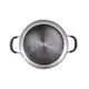 Кастрюля с крышкой Bergner Midnight BG-32084-MM 28 см 9.5 л серебристая