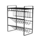 Полка кухонная 3яр 34*18.5*37.5см M50225 (black)