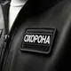 Набор шевронов 2 шт с липучкой и вышивкой Охрана 9х25 + 4,5х12,5 см вышитый патч нашивка шеврон