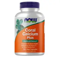 Витамины и минералы NOW Coral Calcium Plus, 250 вегакапсул