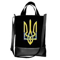 Сумка городская City Тризуб Воля 34x40 см (SCB_22U020_BL)