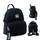 Рюкзак детский GoPack GO24-181XXS-4 20x15x4.5 см черный