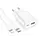 Адаптер сетевой HOCO Type-C to Lightning Fighter charger set C109A |1Type-C/1USB, 3A/20W, PD/QC|