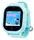 Детские водонепроницаемые телефон-часы с GPS трекером UWatch TD05 Синие